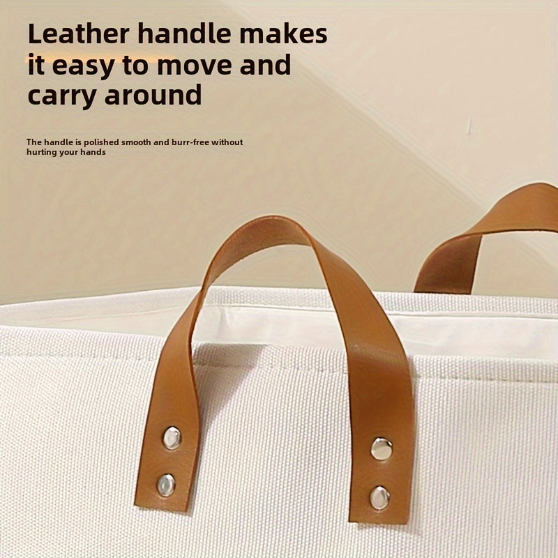 Large-capacity Foldable Woven Laundry Basket