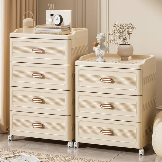 Light Luxury Drawer Cabinet 52 Sides Wide 3-4 Layers