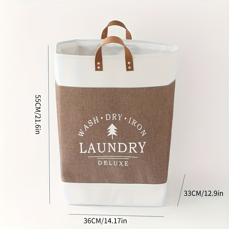 Large-capacity Foldable Woven Laundry Basket
