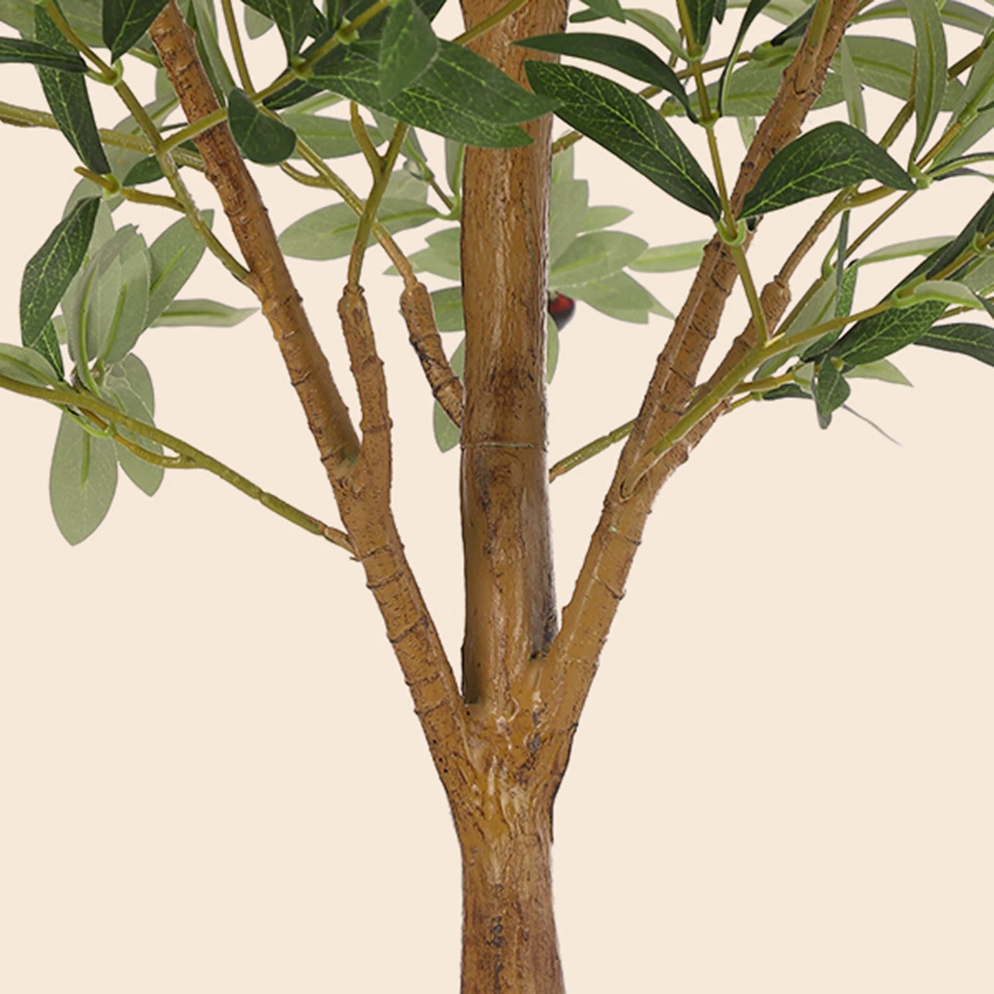 1Pc/2Pcs Artificial Olive Tree 4ft / 5ft / 6ft, Large Artificial Plants Fake Plants in Pot for Home Bedroom Decor