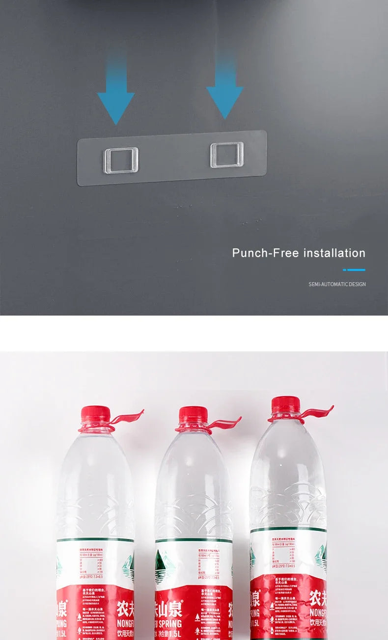 Bathroom Accessories Set Magnetic Adsorption Toothbrush Holder  Automatic Toothpaste Dispenser with Cup Wall Mount Storage Rack