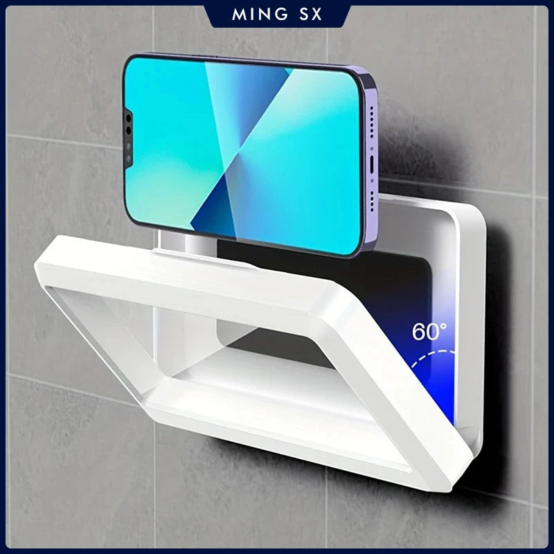 Fixed Universal Waterproof and Anti-fog Mobile Phone Case for wall